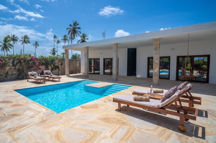 Homestead family villa with pool on Zanzibar Island